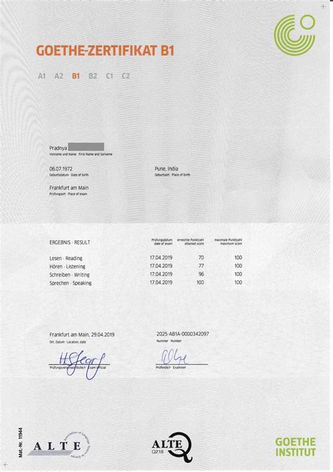 goethe trivandrum exam results|Results .